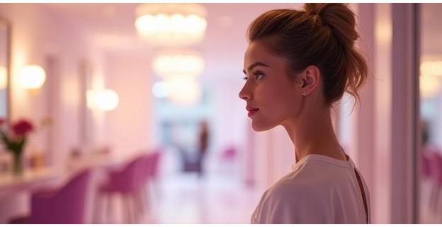 Coiffure élégante et moderne dans un salon lumineux à Paris