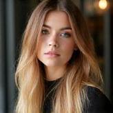 Résultat de coloration professionnelle sur cheveux longs